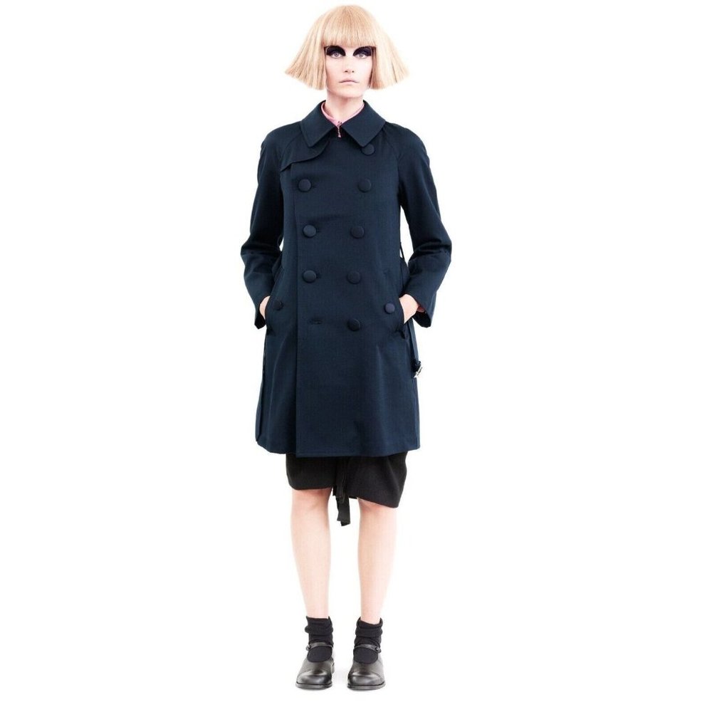 H&M x Comme Des Garcons Trench Coat Limited Edition $349US Size US 8 EU 38